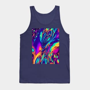 Rainbow Oil Slick Tank Top